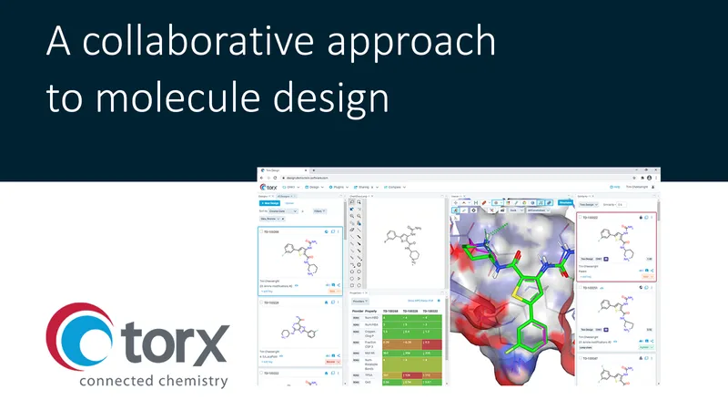 Torx collaborative approach to molecule design